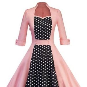 Retro Stage Pink 50's style dress